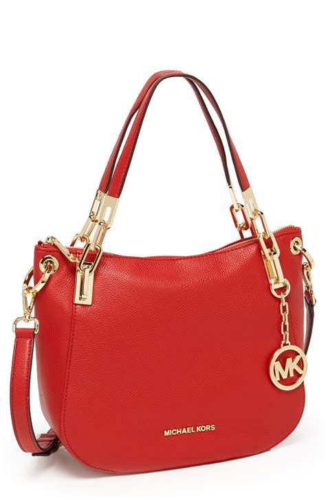 michael kors red heart bag|Michael Kors red purse outlet.